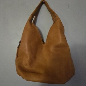 NEW Elegant Tan Leather Large Hobo Bag Antik Kraft